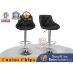 Casino Custom Imported Solid Wood Rotating Dining Bar Chair Poker Game Club Chair for sale