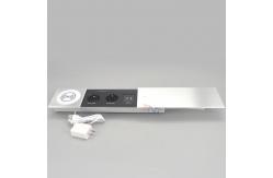 China Multimedia Table Sliding Power FR Socket With Usb Charging And Wireless Charger supplier