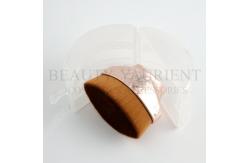 China OEM ODM Mold X Shape Kabuki Makeup Brush Flat Liquid Foundation Brush supplier