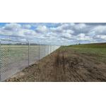 6ft 50ft Diamond Mesh Fence PVC Coated Gi Chain Link Mesh 9 Gauge