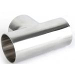 Food And Beverage Industry Reducing Equal Seamless Pipe Tee With Butt Weld Connection for sale