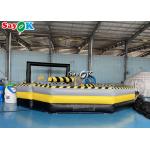 Inflatable Carnival Games 7m Crazy Inflatable Wipeout Game Meltdown Machine For Amusement