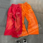 Custom Mens Joggers Vintage Wide Leg Flared Baggy Stacked Acid Wash Sweatpants Men Casual Sun Faded Sweat Pants Trousers for Men for sale