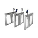 100W 50HZ Access Control Turnstile Gate 10mm Acrylic Indoor DC Motor