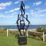 6M High Cast Bronze Figurines Outdoor Decor Modern Art Statues for sale