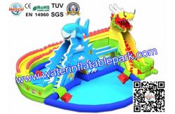 China Cool Inflatable Water Park Equipment  , Resort With Waterpark supplier