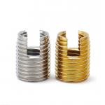 Customized Type 302 Slotted Stainless Steel M2 M3 M4 M5 M6 M24 Thread Repair Insert Slotted Self Tapping Screw Sleeve for sale