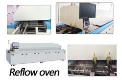 China 3000mm Length SMT Reflow Oven Hot Air Heating For Molting Solder Paste supplier