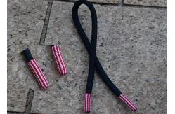 China Long 31cm Garments Polyester Drawstring Cord With Custom Knitting Endings supplier