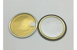 China Durable Aluminium Foil Lids / Metal Or Paper Can Easy Pull Tab Lid supplier