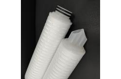 China 80C Max Operating Temperature Pleated Filtration Cartridge For Industrial Filtration supplier