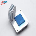 Popular RoHS compliant 1.5mmT 1.25W/M-K Silicon Thermal Pad High durability For Handheld Electronics for sale