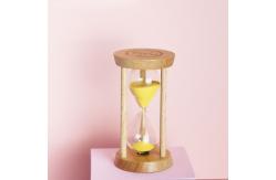 China Nordic Wooden Hourglass 1 Minutes - 5 Minute Sand Timer Logo Customized supplier