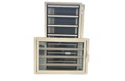 China Aluminium Frame Glass Adjustable Shutters Windows Glass Louver Windows supplier