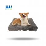 Deluxe Plush Dog Crate Bed Anti Slip Bottom Pet Sleeping Mattress for sale