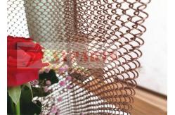 China Architectural Aluminum Metal Coil Drapery Mesh For Shopping Malls supplier
