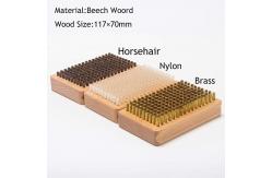 China 12*7*3cm Ski Snowboard Waxing Brush With Nature Beech 72*102mm ISO9001 supplier