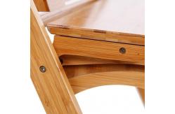 China ODM Foldable Natural Bamboo Study Table Desk With Storage Box supplier