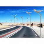 LED Solar Street Light With Pole Interstellar Warrior Lamps High Lumen Waterproof
