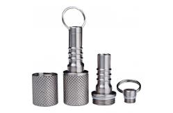 China Mini Portable Steel Pill Box With Keychain supplier