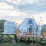 Outdoor Camping Transparent Bubble Tents Lightweight UV Protection for sale