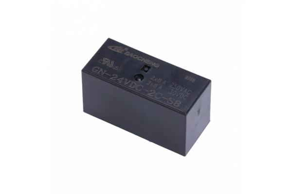 High Capacity Sealed Automotive Relay GN-24VDC-2C-S8 Automatic Adjustment