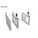 6 Sensors Pedestrian Swing Gate , Access Control Turnstile Gate Ce Certified for sale