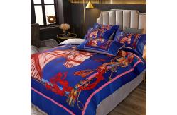 China Home Luxury Bedding Set with Matching Curtains and Customizable Duvet Cover supplier