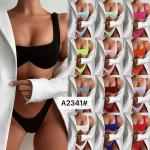 Halter Bikini Style Sexy Women Swimsuit With Unique Design Durable Upf50 Waterproof In Stock The New Type for sale