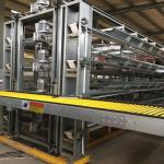4 Layers 2mm Battery Cage Poultry Egg Collection System ISO9001 Certificated for sale