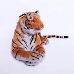 Lifelike 40cm Tiger Plush Doll With Polypropylene Cotton Filling for sale