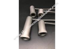 China Hot runner brass pipe heater nozzle heater pressed with coil heater supplier