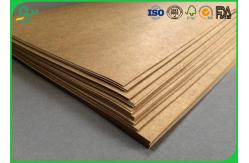 China 100% Recyclability 450g 500g Brown Solid Board Sheets For Printing Boxes supplier