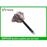 Black Ostrich Feather Duster Long Handle For Window / Car / Furniture for sale