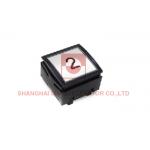 Square Lift Elevator Touch Button SS Flat Marking With Braille for sale