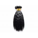 Black Human Hair Extensions Weave , Natural Shine Remy Human Hair Weave for sale