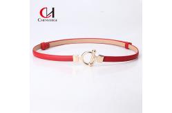 China Fashionable PU Women'S Adjustable Belt with Customized Logo supplier