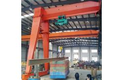 China A3 7m / Min Single Girder Gantry Crane Press Precast Slab Pendant Button supplier