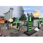 LED 800W Inflatable Moon Balloon Light 240VAC Decorative For Event Celebration for sale