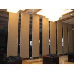 Floor to Ceiling Wooden Room Divider Wall / Sound Proofing Movable Sliding Doors for sale