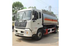 China Dongfeng Tianjin Small Axle Flammable Liquid Tank Transporter 15 Tons supplier