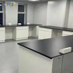 Green Wall-Mounted Laboratory Bench High Durability and Eco-Friendly Materials