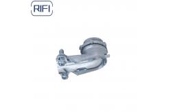 China Flexible 90 Degree Bx Connector Fmc Angle Squeeze Metal Hose Connector supplier