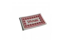 China Silicone Labels Customized 3D Rubber Patches Heat Transfer Washable For Garment supplier