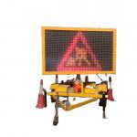 Mobile 3 In 1 SMD Lens VMS Trailer Signs LED Display With Generator for sale