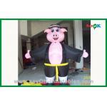 Kids Bounce House Inflatable Pig Cartoon Character Large Inflatable Animals for sale
