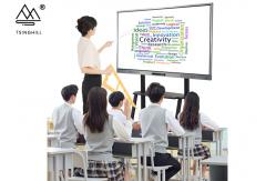 China 4K Ultra HD Resolution Interactive Education Whiteboard 30000 Hours Life Expectancy supplier