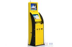 China Movie Center Bank Card Dispenser Kiosk , Dual Screen Ticket Vending Member supplier