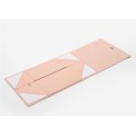 Light Pink Flat Foldable Packaging Box Rigid Customized Design 2mm Thickness