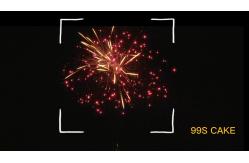 China Mandarin Pyrotechnics 99 Shot Consumer Cake Fireworks In Amazing Effect supplier